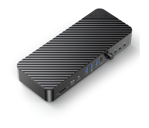 Orico USB-C 10 Gbps, 2x DP 4K, HDMI 4K, PD 60W, 6x USB-A, karty SD - 1500415 - zdjęcie